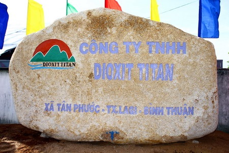 Bình Thuận đã có nhà máy chế biến sâu Titan - 1 Bình Thuận đã có nhà máy chế biến sâu Titan
