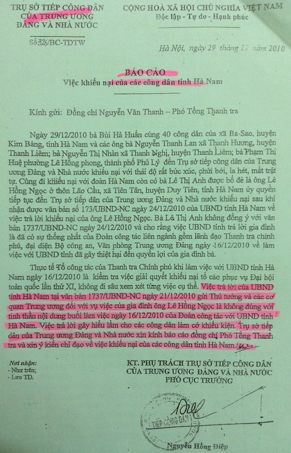Gia đình ông Ngọc đang trông đợi kết quả chỉ đạo của Thủ tướng - 2 Gia đình ông Ngọc đang trông đợi kết quả chỉ đạo của Thủ tướng