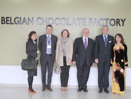 Phái đoàn quan chức Chính phủ Bỉ ghé thăm Belcholat chocolate tại Việt Nam - 1 Phái đoàn quan chức Chính phủ Bỉ ghé thăm Belcholat chocolate tại Việt Nam