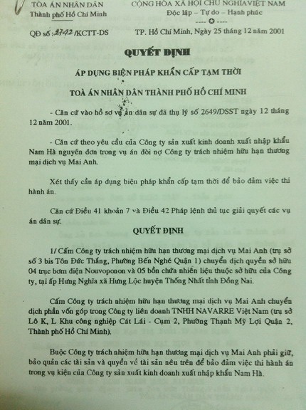 Cục Thi hành án TP. HCM cố tình làm sai bản án? - 1 Cục Thi hành án TP. HCM cố tình làm sai bản án?