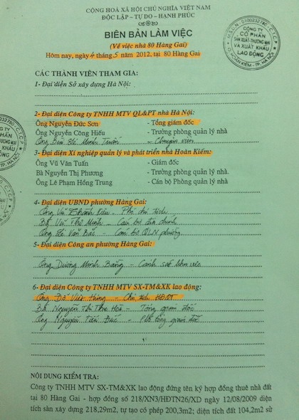 Kiểm tra vụ “Kiếm tiền tỷ từ việc cho thuê lại nhà của nhà nước” - 1 Kiểm tra vụ “Kiếm tiền tỷ từ việc cho thuê lại nhà của nhà nước”