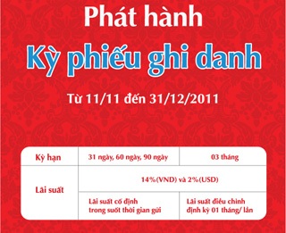 VietinBank phát hành Kỳ phiếu ghi danh đợt III - 1 VietinBank phát hành Kỳ phiếu ghi danh đợt III - 1