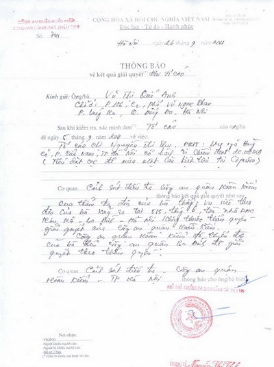 Diễn biến mới nhất vụ khách hàng “sập bẫy” cò đất rởm tại Ciputra - 2 Diễn biến mới nhất vụ khách hàng “sập bẫy” cò đất rởm tại Ciputra - 2