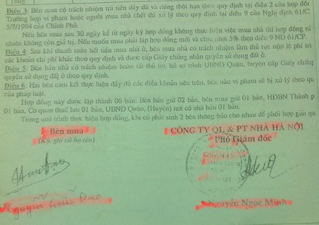 Đề nghị hủy hợp đồng vụ bán nhà nhiều “uẩn khúc” theo Nghị định 61/CP