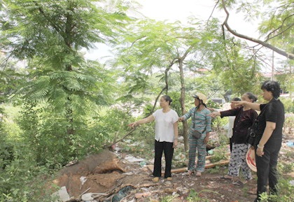 Hàng trăm nhân khẩu mòn mỏi chờ TP. Hà Nội “giải cứu” - 4 Khu đất bị thu hồi hơn 10 năm ở Ao Thước Thợ bị biến thành bãi rác