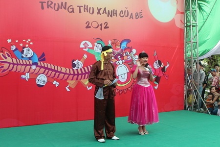 Náo nức trung thu Xanh Ecopark - 3 Phố Hàng Mã thu nhỏ giữa Ecopark