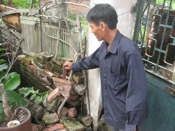 Mốc giới phân chia đất được cơ quan THA tiến hành xác định xong gần 2 năm về trước