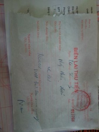 Bệnh nhân bệnh viện Thanh Nhàn kêu trời - 3 Phiếu thu của BV