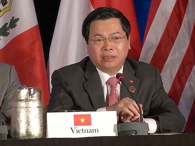 Bộ trưởng Công Thương: TPP sẽ mang lại lợi ích cho người dân, doanh nghiệp - 1
Bộ trưởng Bộ Công Thương Vũ Huy Hoàng tại Atlanta.