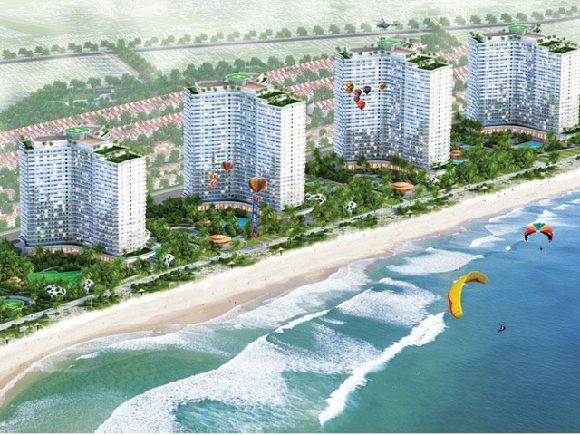 Đại gia địa ốc rót ngàn tỷ, Phan Thiết choàng mình “thức giấc” - 2 Ocean Dunes được biết đến như một dự án nghỉ dưỡng tại trung tâm thành phố Phan Thiết. Toàn dự án có tổng mức đầu tư hơn 2.600 tỷ đồng.