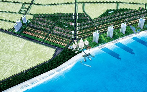 Đại gia địa ốc rót ngàn tỷ, Phan Thiết choàng mình “thức giấc” - 1 Phối cảnh dự án Ocean Dunes Phan Thiết.