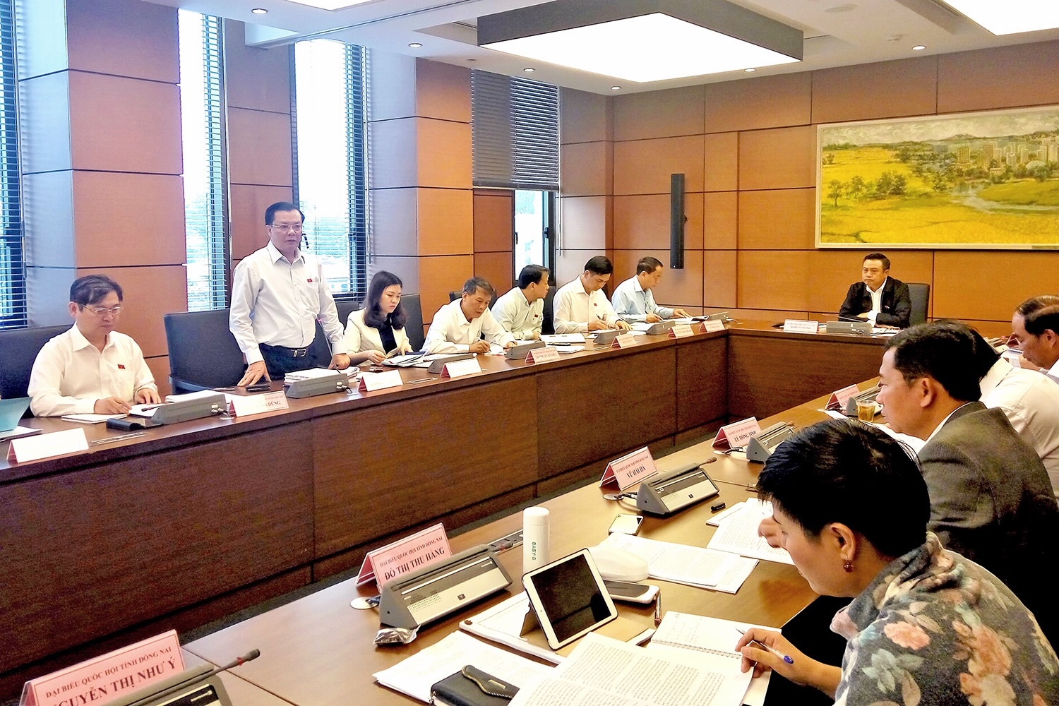 Bộ trưởng Tài chính: Cứ 4 doanh nghiệp thành lập thì 3 đóng cửa, phá sản - 1 Bộ trưởng Tài chính phát biểu tại phiên họp. (Ảnh MOF)