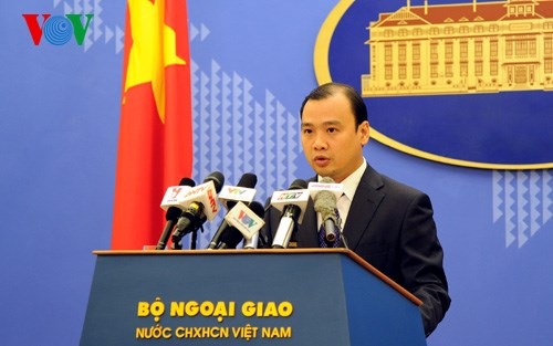Nỗ lực chuẩn bị cho chuyến thăm Mỹ của Tổng Bí thư - 1 Ông Lê Hải Bình trả lời tại cuộc họp báo chiều 25/6 (Ảnh: VOV)