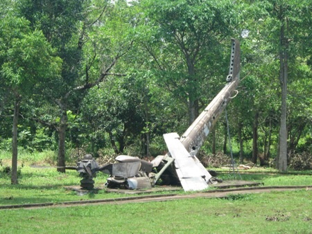 Chiếc máy bay bị quân ta bắn rơi