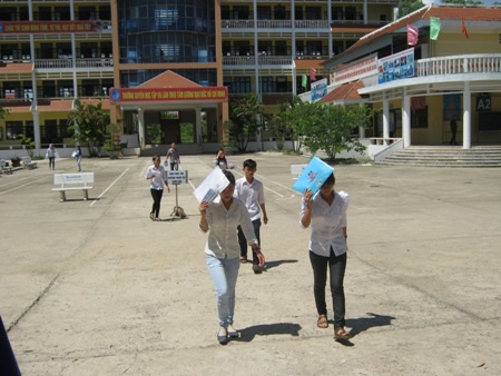 Dù mới qua 2/3 thời gian nhưng đã có nhiều thí sinh nộp bài