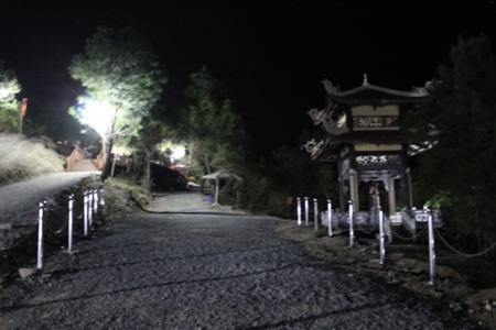 Khu mộ Đại tướng vào thời khắc giao thừa sắp đến