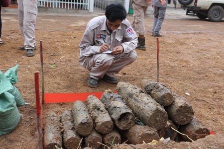 Thống kê chủng loại đạn pháo được tìm thấy...