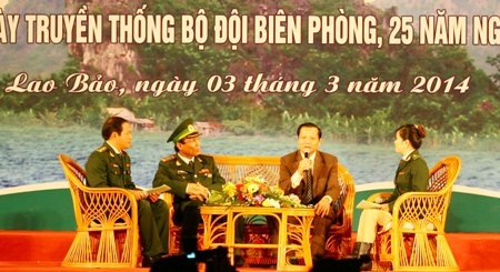 Bộ đội biên phòng chung tay xây dựng "Mái ấm chiến sỹ nơi biên giới" - 2 Qua buổi giao lưu,