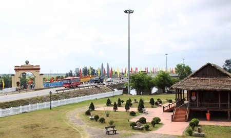 Một góc Di tích lịch sử Quốc gia đặc biệt đôi bờ Hiền Lương - Bến Hải