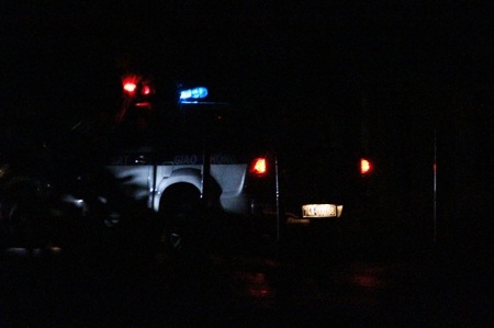 Xe tuần tra của lực lượng CSGT trên QL 1