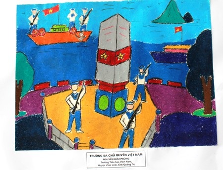 Bức tranh Trường Sa chủ quyền Việt Nam