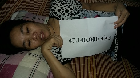 Trao hơn 47 triệu đồng đến chị Vũ Thị Hè - 4 Chị nhận quà của bạn đọc tặng tuần 1.9