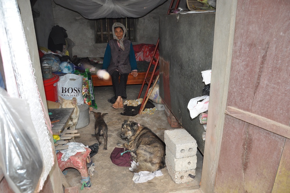 Khiến cho cụ chỉ biết ao ước có đủ cái ăn cho hai mẹ con.