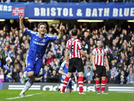 Chelsea thắng Sunderland nhờ duyên của Lampard - 1 Chelsea thắng Sunderland nhờ duyên của Lampard - 1
