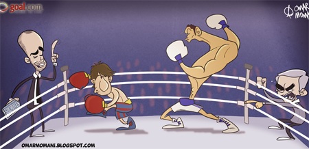 Chùm ảnh biếm họa: “Messi không phải là người...