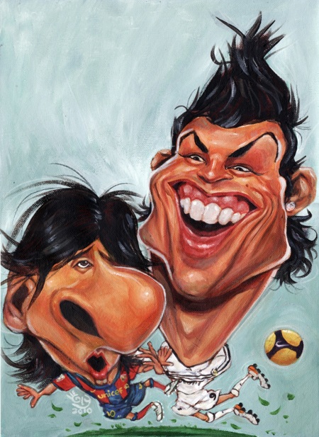 Chùm ảnh biếm họa: “Messi không phải là người...