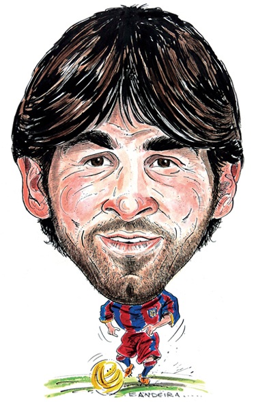 Chùm ảnh biếm họa: “Messi không phải là người...