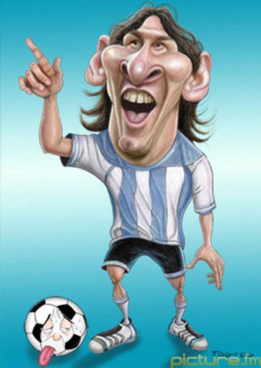 Chùm ảnh biếm họa: “Messi không phải là người...