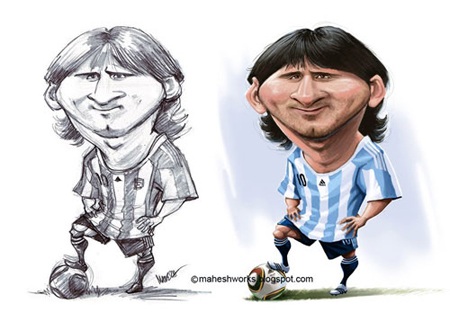 Chùm ảnh biếm họa: “Messi không phải là người...