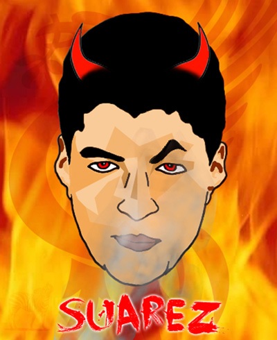 Biếm họa Luis Suarez: "Cậu ấm lắm chiêu của Liverpool" - 2 Biếm họa Luis Suarez: Cậu ấm lắm chiêu của Liverpool