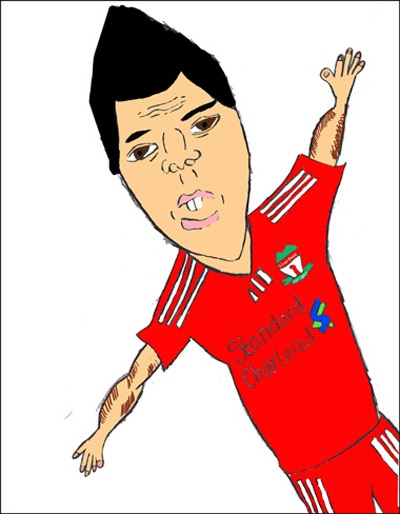 Biếm họa Luis Suarez: "Cậu ấm lắm chiêu của Liverpool" - 5 Biếm họa Luis Suarez: Cậu ấm lắm chiêu của Liverpool