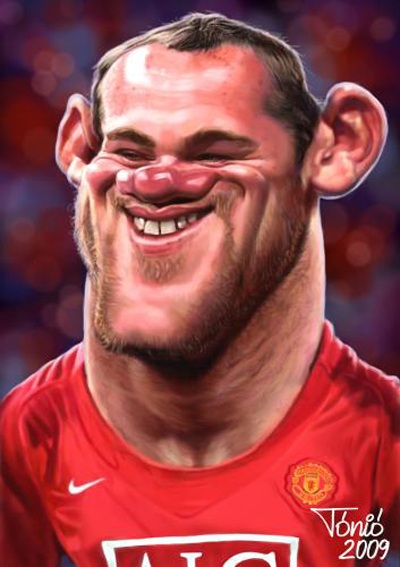 Chùm ảnh biếm họa Wayne Rooney: Gã Shrek của Old Trafford