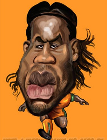 Chùm ảnh biếm họa Didier Drogba: Voi rừng châu Phi