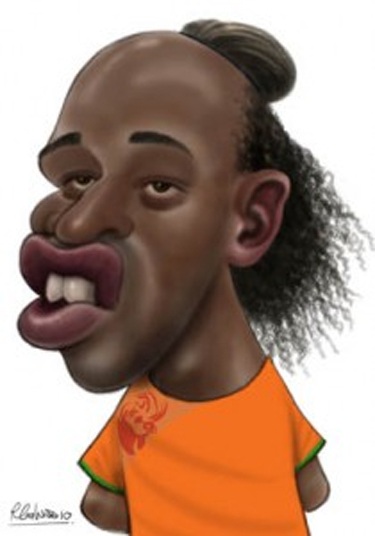 Chùm ảnh biếm họa Didier Drogba: Voi rừng châu Phi