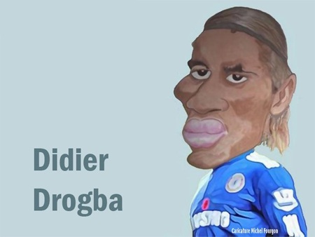 Chùm ảnh biếm họa Didier Drogba: Voi rừng châu Phi