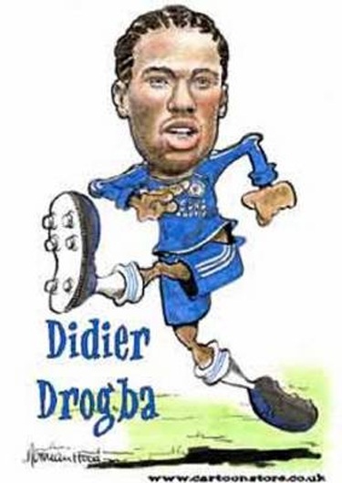 Chùm ảnh biếm họa Didier Drogba: Voi rừng châu Phi