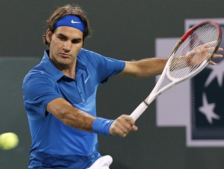 Federer đã trở lại sau gần 2 tuần nghỉ ngơi