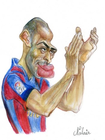 Chùm ảnh biếm họa Thierry Henry: “Tượng đài sống” - 9 Chùm ảnh biếm họa Thierry Henry: “Tượng đài sống”