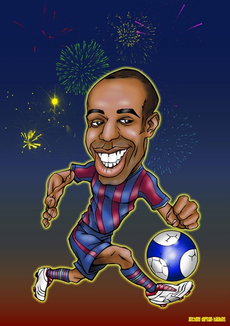 Chùm ảnh biếm họa Thierry Henry: “Tượng đài sống” - 14 Chùm ảnh biếm họa Thierry Henry: “Tượng đài sống”