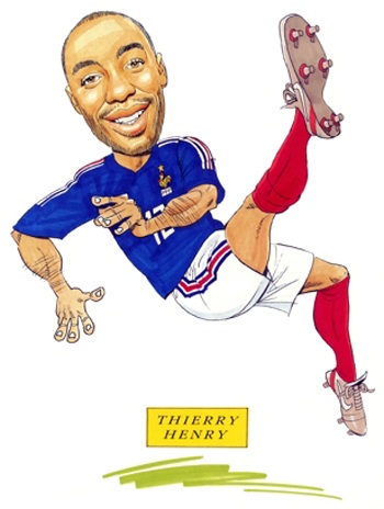 Chùm ảnh biếm họa Thierry Henry: “Tượng đài sống” - 19 Chùm ảnh biếm họa Thierry Henry: “Tượng đài sống”