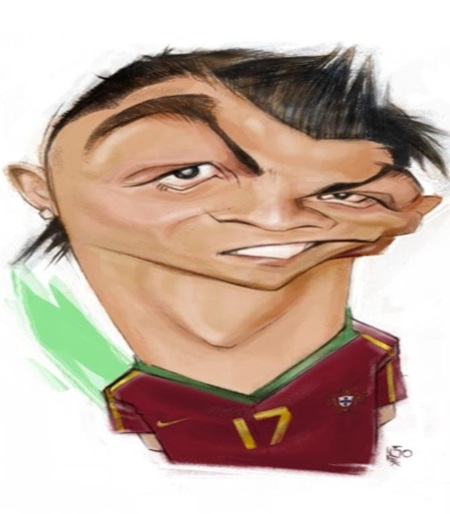 Chùm ảnh biếm họa C.Ronaldo: "ông Hoàng của đội bóng Hoàng gia" - 14 Chùm ảnh biếm họa C.Ronaldo: ông Hoàng của đội bóng Hoàng gia