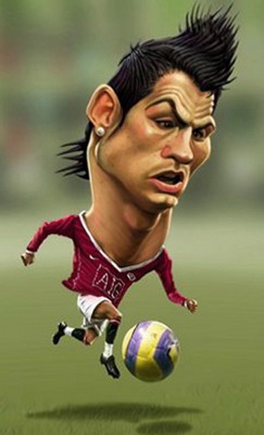 Chùm ảnh biếm họa C.Ronaldo: "ông Hoàng của đội bóng Hoàng gia" - 18 Chùm ảnh biếm họa C.Ronaldo: ông Hoàng của đội bóng Hoàng gia