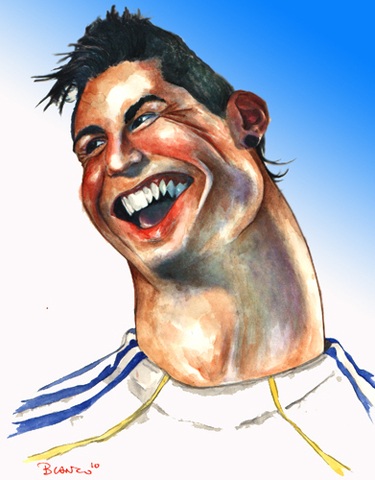 Chùm ảnh biếm họa C.Ronaldo: "ông Hoàng của đội bóng Hoàng gia" - 6 Chùm ảnh biếm họa C.Ronaldo: ông Hoàng của đội bóng Hoàng gia