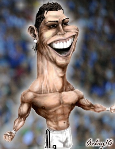 Chùm ảnh biếm họa C.Ronaldo: "ông Hoàng của đội bóng Hoàng gia" - 7 Chùm ảnh biếm họa C.Ronaldo: ông Hoàng của đội bóng Hoàng gia