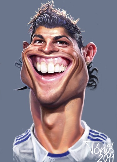 Chùm ảnh biếm họa C.Ronaldo: "ông Hoàng của đội bóng Hoàng gia" - 10 Chùm ảnh biếm họa C.Ronaldo: ông Hoàng của đội bóng Hoàng gia