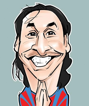 Chùm ảnh biếm họa Ibrahimovic: Khối óc của Milan